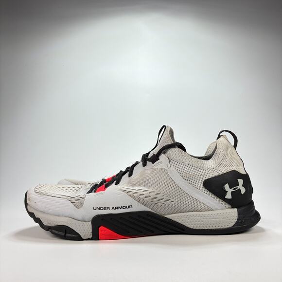 Under Armour TriBase Reign 2 Halo Grey Training Shoes 3022613-101 Men's Sz 10.5 - Picture 4 of 11
